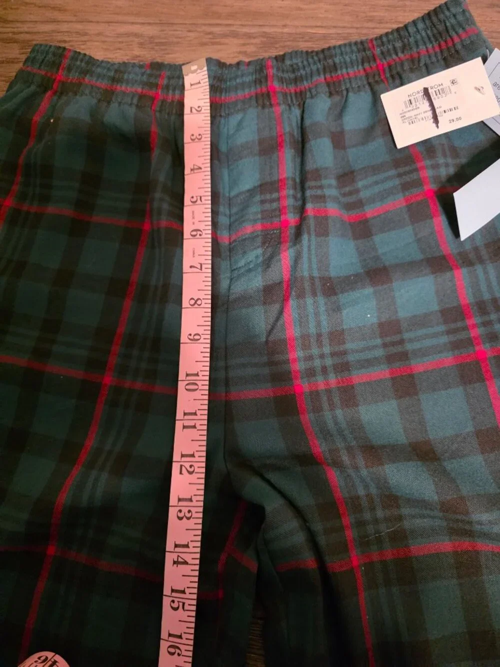 Nordstrom Kids Plaid Flannel Pajama Pants NWT 14/16 Christmas Holiday
